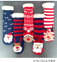 Whosale Good Quality Christmas Stocking Personalized Christmas Holiday Socks Women Christmas Warm Leggings