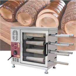 Bread Makers Donuts Machine Hungarian Chimney Roll Prague Donuts Machine Desktop Cone Crust Baking Equipment 110V 220V