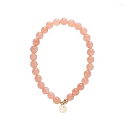 Charm Bracelets Gorgeous Women's Bracelet With Sunstone And Natural Crystal Fashion Jewellery For Positive Energy