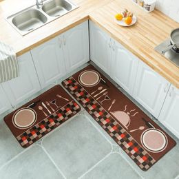 Carpets Kitchen Mat Set Wear-resistant Anti-slip Absorbent For Bathroom Door Long Anti-Dirt 2023 Rug