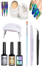 Nail Thermochromic Liquid Crystal Set Nail Tools Bottom Glue Lamp Blue Rhinestone Potherapy Pen6792320