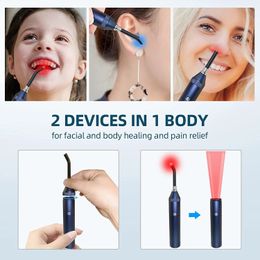 Face Care Devices Doctors Recommend Handheld 3 In 1 Led Infrared Light Treatment Instrument Treat Oral Ulcers Cold Sores And Relieve Body Pain 231102