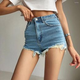 Women's Shorts 2023 Summer Autumn Fashion Women Sexy Mini Tassels Denim Vintage High Waist Blue Black White Jeans Girl Beach