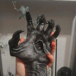 Decorative Objects Figurines Witch's Hand Wall Hanging Statues Art Aesthetic Sculpture Resin Retro Witch Ornament Home Decor 230403