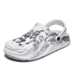 Slipper EVA Soft House Slippers Beach Clog Shoes Sandals Platform Heels Women Kids Shower Shoe Indoor Summer Toe Wrap Home Slides Men 231102