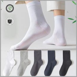 Men's Socks 10 Pair Men's Bamboo Anti-bacterial And Anti-odour Soft Business Wearable Breathable Casual For Men