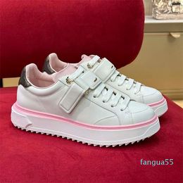 2023-Women shoes Fashion Sneakers Leather Womans Designer Shoes Run Away Sneaker platform Espadrilles trainers Flat shoe