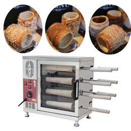 Bread Makers Donuts Machine Hungarian Chimney Roll Prague Donuts Machine Desktop Cone Crust Baking Equipment