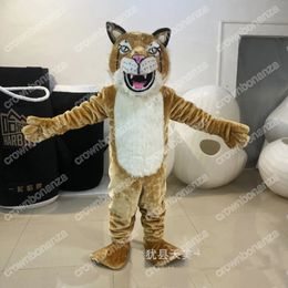 Super Cute Tiger Mascot Costumes Halloween Cartoon Character Outfit Suit Xmas Outdoor Party Outfit Unisex Promotional Advertising Clothings