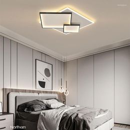 Ceiling Lights Stylish Design LED Home Light Bedroom Dining Living Room Fixture Minimalist Gold&Black Lustre Decoration