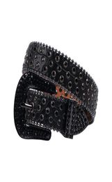 Belts Fashion Kids Rhinestones Belt Diamond Waist Strap Boys And Girls Waistband Crystal Studded Leather For Children Jeans Pants5746089