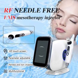 New arrival RF needle free mesotherapy injector CE approved anti wrinkle portable face lifting skin care machine