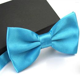 Bow Ties Men Fashionable Butterfly Party Business Wedding Tie Candy Solid Colour Female Male Bowknot Accessories Formal Bowtie