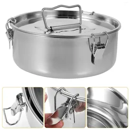 Pans Flan Baking Water Bath Stainless Steel Steamer Containers Lids Kitchen Cookware