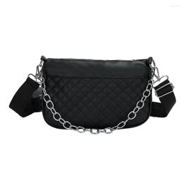 Evening Bags Rhombic Lattice Shoulder Bag Embroidered Chain Female Square With Small Purse Fashion Casual PU Leather For Weekend Vacation