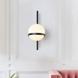 Wall Lamp Nordic Style Modern And Minimalist Living Room Bedroom Bedside Creative Corridor Hallway Acrylic