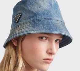 men's and women's triangular micro-label washed cowboy basin hats pure cotton simple everything sunscreen UV protection youth vitality fisherman's cap