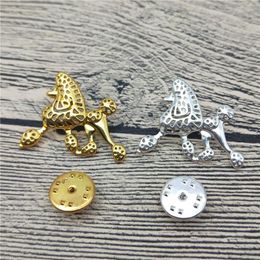 Brooches Poodle And Pins Trendy Animal Metal Suit Men Fashion Pet Jewellery