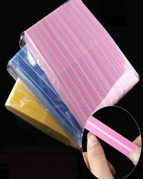 Nail Files Colourful Double Side File Buffer 100180 Trimmer Lime Art Tools Washable Buffing Sanding Sponge7161703
