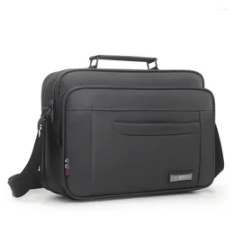 Briefcases Waterproof Oxford High Quality Large Messenger Bag For Men Laptop Briefcase Shoulder Document Office Handbag Bolso Hombre