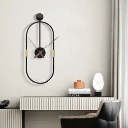 Wall Clocks 3D Iron Art Silent Clock Hanging Decoration Modern Decorative Classic Simple Designer Nordic Room Decor