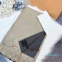 With Box bag Receipt Tag scarfs for women Winter Mens Scarf luxe Pashmina Warm Fashion Wool Cashmere Scarves