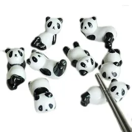 Chopsticks Spoon Holder Fashion Cartoon Panda Utensil For Kitchen Dinnerware Stand Ceramic Cute Accessories Care
