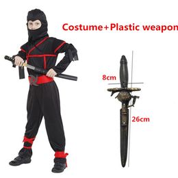Cosplay Ninja Cosplay Costume Boys Kids Birthday Carnival Costumes For Children Fancy Party Dress 230403