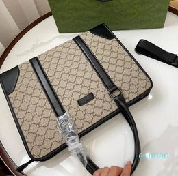 2022 Mens Briefcase Designer Handbags Fashion New Business Shoulder Bag Casual Letters Bags Women Men With Strap Purse