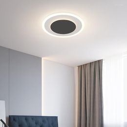 Ceiling Lights Decoration LED Lamp For Indoor Bedroom Gold Black White Lustres Kitchen Light Living Room