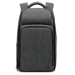 Backpack 15.6inch Laptop For Man Water Repellent Functional Rucksack With USB Charging Port Travel Backpacks Male Anti-theft