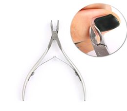 Nail Cuticle Nipper Cuticle Remover Nipper 1 pcs Stainless Steel Double Sided Finger Dead Skin Push Nail Cuticle Pusher Manicure9397958