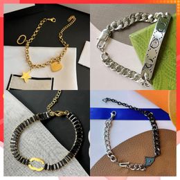 9 Style Designer Bracelet Chain for Women Luxury Brand Fashion Logo Bracelet Gold Plated Stainless Steel Jewellery Waterproof and Never Changing Colour