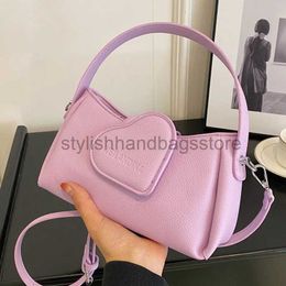 Shoulder Bags Women's Soft Pu Leader Solid Soolder Bags Moon Bags Designer Women's Small Pocket Women's Bagstylishhandbagsstore