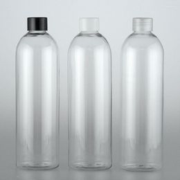 Storage Bottles 400ML X 20 Transparent Plastic With Screw Caps 400CC Cosmetic Packaging Container Shampoo Liquid PET
