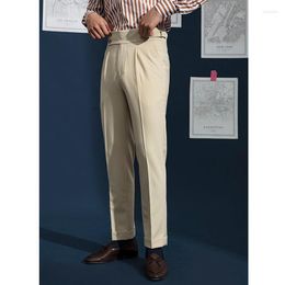 Men's Suits Wedding Dress Pants For Men High Quality Business Suit Pant Casual Slim Formal Trousers Fit Ankle Length A10