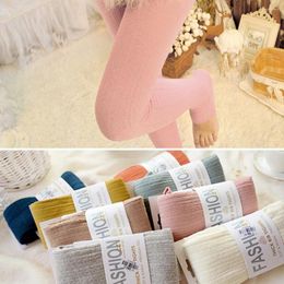 Women's Leggings Woollen Tights High Quality Yarn Knitted Warm Winter Stretch Stockings Pantyhose Women