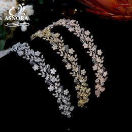 Hair Clips Facinators Headband Guest Wedding Headdress Accessories Crystal Tiara Flower Couronne Bridal Band Bridesmaid Jewellery