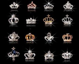 10pcsset 3D Nail Art Jewelry Silver Gold Crown Shape Nail Jewelry Shining Crystal Rhinestones Nail Jewelry Accessories ML7236667465