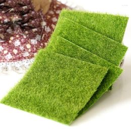 Decorative Flowers Artificial Grass Carpet Real Touch Plants Lawn Moss Fake Mat Farmhouse Decor