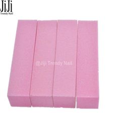 Whole 4pcslot Pink Nail File Buffer Easy Care Manicure Professional Beauty Nail Art Tips Buffing Polishing Tool JITR057895066