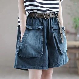 Women's Jeans Denim Shorts Jean Oversize Pants Short Streetwear Woman Clothing Trendyol Korean Fashion Clothes For Summer