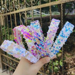 Hair Clips 2pcs Girl's Candy Sequin Band Children Colourful Hairpin Accessories Kids