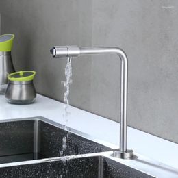 Kitchen Faucets 304 Stainless Steel Single Cold Water Purifier Faucet Household 1/4" Straight Drink Tap Reverse Osmosis