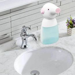 Liquid Soap Dispenser Automatic Shape Touchless Intelligent IR Sensor Dish For Kitchen Bathroom Without (Sky-blue)