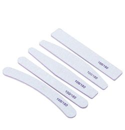 Professional Nail File 100180 Doublesided Nails Strips Nail Art Sanding Files Manicure Polishing Care Tool6815501