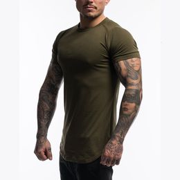 Men's T-Shirts Summer Solid Short Sleeve Men's Cotton Sports T-shirt Men's Fitness T-shirt Men's Fitness T-shirt Round Bottom Street Clothing T-shirt 230403