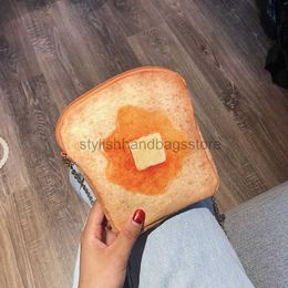 Shoulder Bags Fun Small Bread Bean Bag with Fun Personality Bag Diagonal Bag Fashion Messenger Bagstylishhandbagsstore