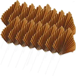 Decorative Flowers 20 Pcs Cupcake Food Picks Wedding Fruit Toppers Fruitcakes Palm Leaf Decoration Decorate Party