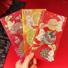 Gift Wrap 2023 Red Cartoon Rectangle Envelope Chinese Year Money Packing Bag Light Luxury Elegant Wedding Greeting Card